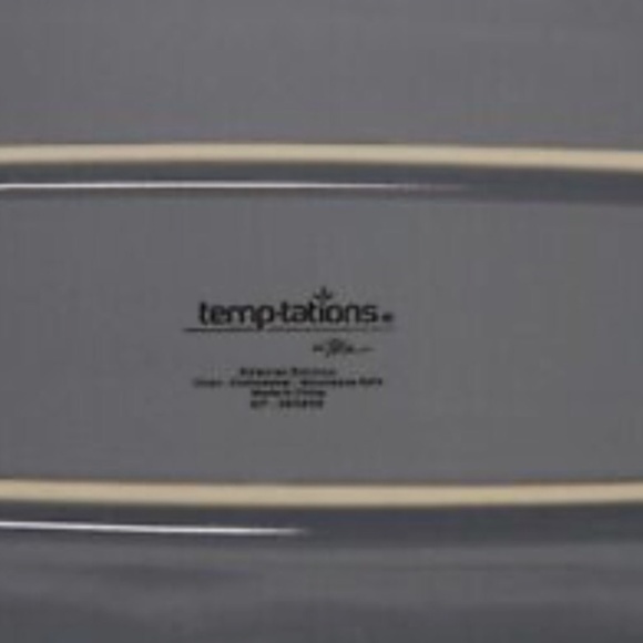 Temp-tations Special Edition 16" Celebration Platter SLATE BLUE - Picture 4 of 6